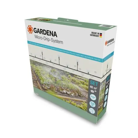 Micro-Drip-System 13450-20 Gardena Startset till blom/köksträdgårdar Nyhet