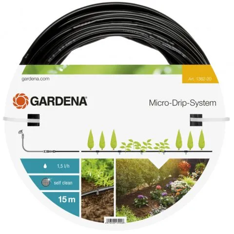Micro-Drip-System Gardena Droppslang utan kopplingar Snabb leverans