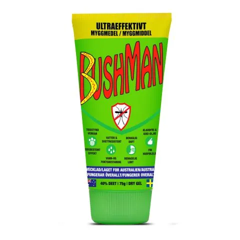 BSWE0075G Bushman Myggmedel 75 g Rabatter