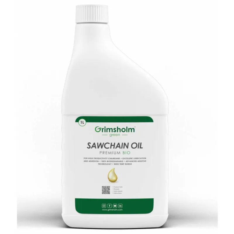 Sista chansen Sågkedjeolja Grimsholm Premium Bio 1L