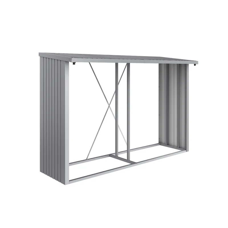 Vedförråd Biohort Woodstock 300 Metallic Silver Fynd