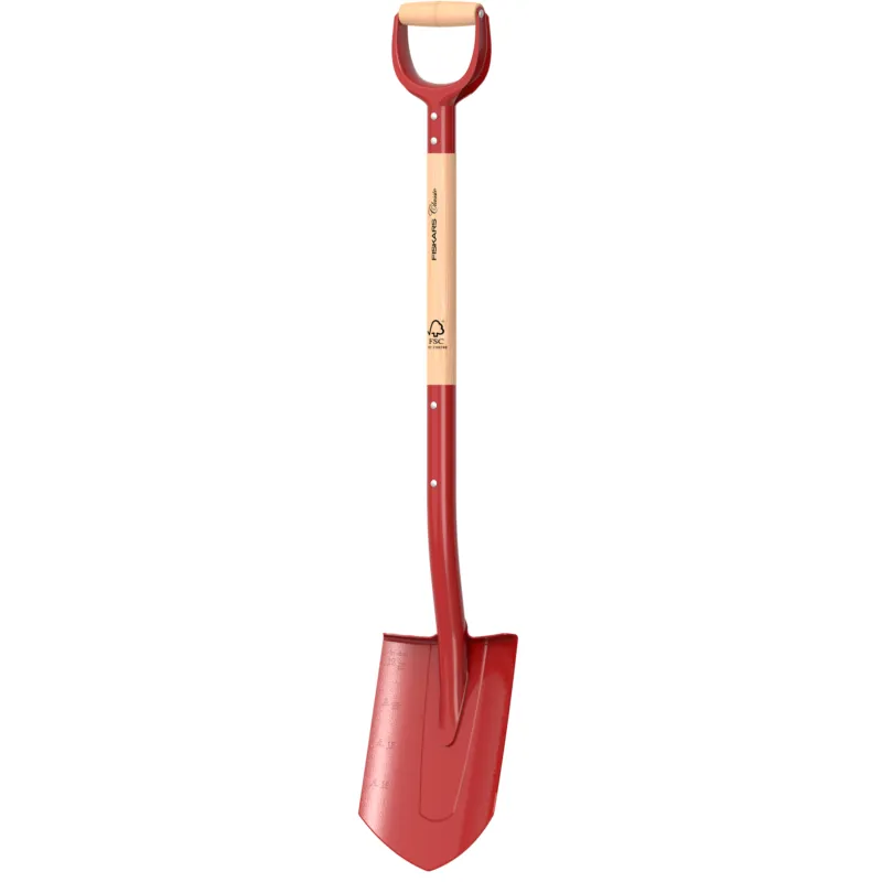 Spade Fiskars Classic Spetsig Röd Begränsat antal