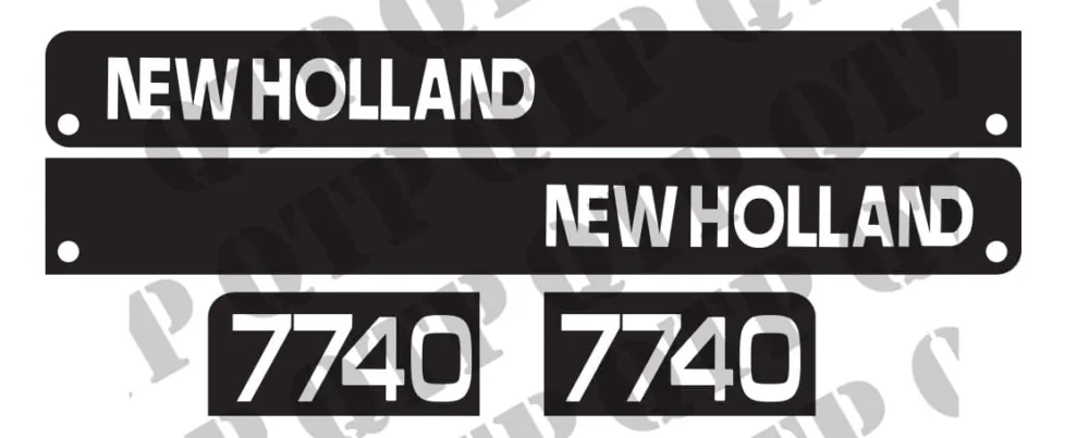 Decal Kit New Holland 7740 Billig