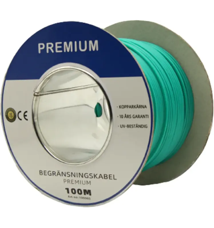 Begränsningskabel Robotgräsklippare 100m, Premium Rabatt