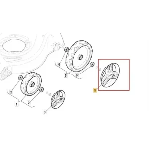 Populär Navkapsel 240mm, grå 322110745/0