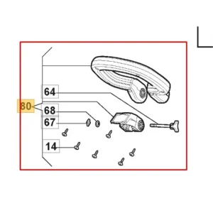 Utförsäljning Handtag, komplett, SGT24AE, 118810686/0