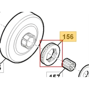 Ringdrev CS750, SP466, SP526, 118804291/0 Begränsat antal