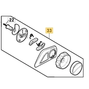 Beställ nu Kedjespännare komplett SE2240Q, CS122E, 118805365/0