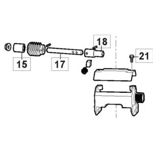 Begränsat erbjudande Snäckdrev komplett ST4262P, ST5262P, ST5266P TRAC, 118821101/1