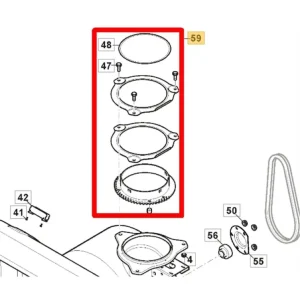 risnedsättning Utkastring komplett, ST4262P, ST5262P, 118821232/0