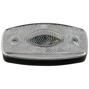 Outlet Positionsljus Polykarbonatglas Vit Ajba