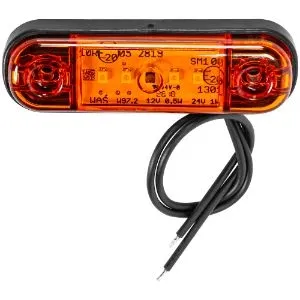Fynd Positionsljus Led Slim Gul 12-24V
