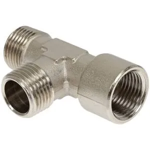 T-Koppling 1/2 Utv-Inv-Utv Mässing Rabatter
