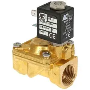 Sänkt pris Solenoid Ventil 2/2 1/2 Nc 24V