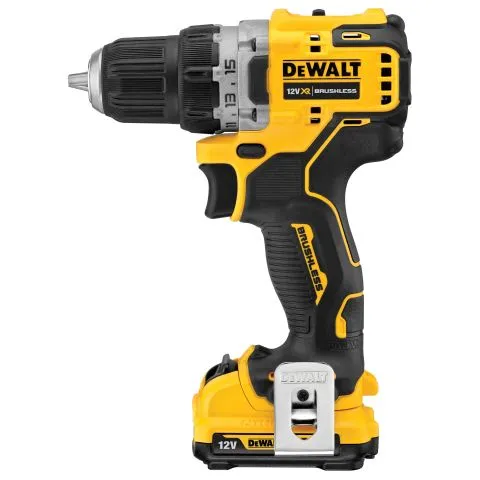 DCD701D2-QW Dewalt Borrmaskin med batteri och laddare risnedsättning