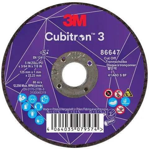 Lågt pris Cubitron 3 3M Kapskiva 22.23 mmx125 mm