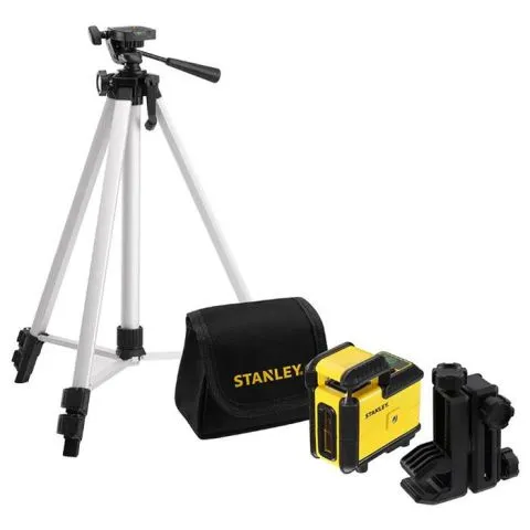 360 Set STANLEY Korslaserpaket med grön laser, stativ & väska Kundfavorit