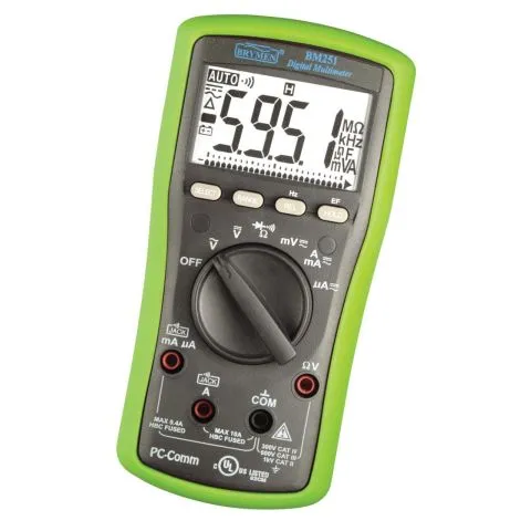 BM251s Elma Multimeter med batteri 2x1,5V LR03 Rabatt