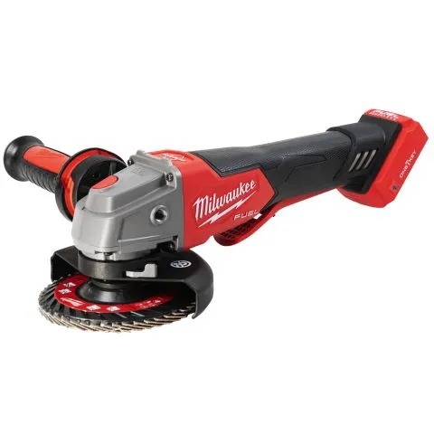 M18ONEFSAG125XPDB0X Milwaukee Vinkelslip Ø125 mm, utan batteri och laddare I lager