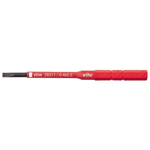 Rabatt slimBit 34578 Wiha Bits spår, 75 mm, 1000 V 2,5x75 mm