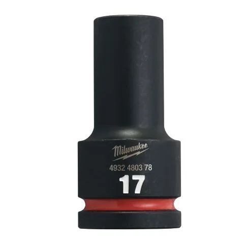 4932480378 Milwaukee Krafthylsa 3/4", SHOCKWAVE, djup 17 mm Expressleverans