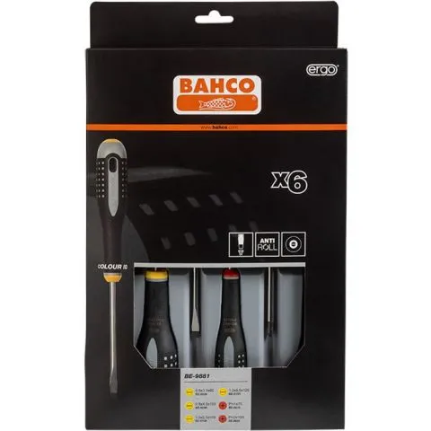 Fynd BE9881 Bahco Skruvmejselsats
