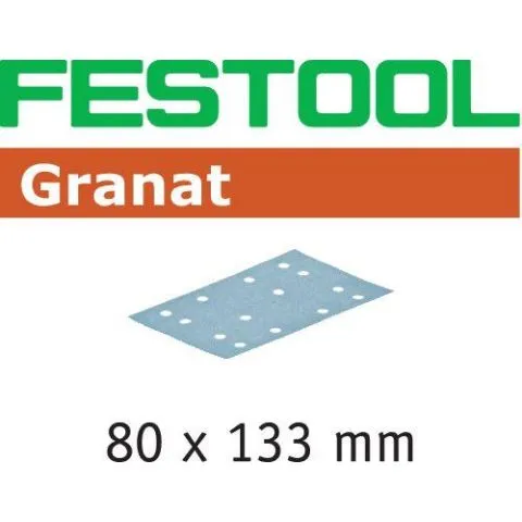 Beställ nu STF GR Festool Slippapper 80x133mm, 50-pack P80