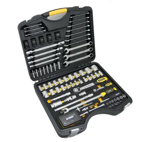 102341 Ironside Hylsnyckelsats 1/4" & 1/2", med bits, 114 delar Trygg betalning