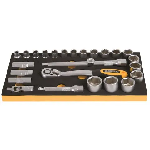 Premium 102389 Ironside Hylsnyckelsats 26 delar, 1/2"