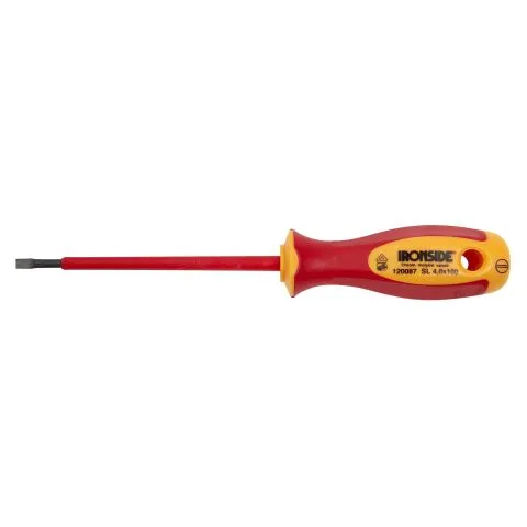Lågt pris 120087 Ironside Skruvmejsel VDE, 1000V, spår 4,0x100 mm