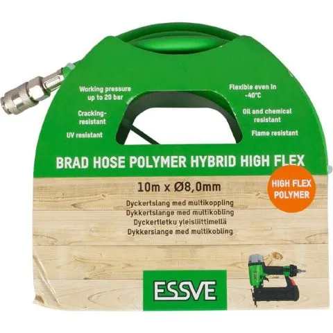 High Flex ESSVE Tryckluftsslang 10 m Rabatter