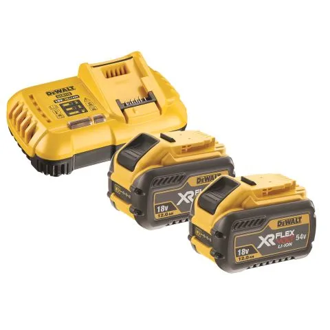 DCB118Y2T-QW Dewalt Laddpaket 54/18 V, 12 Ah Billig