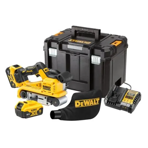 DCW220P2-QW Dewalt Bandslip med batteri och laddare Köp online