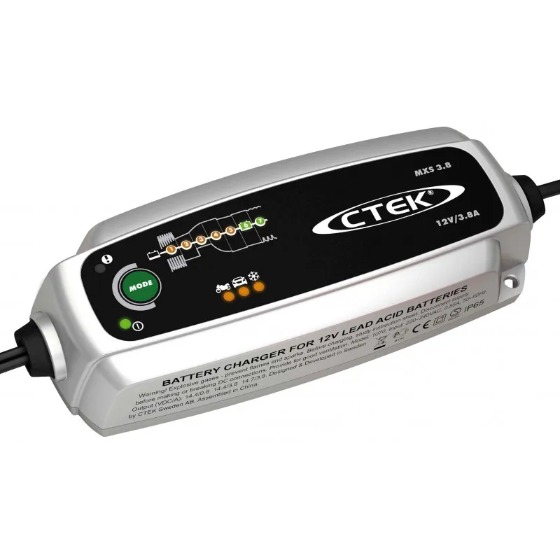 Batteriladdare Mxs 3.8 12 volt Ctek Trygg betalning