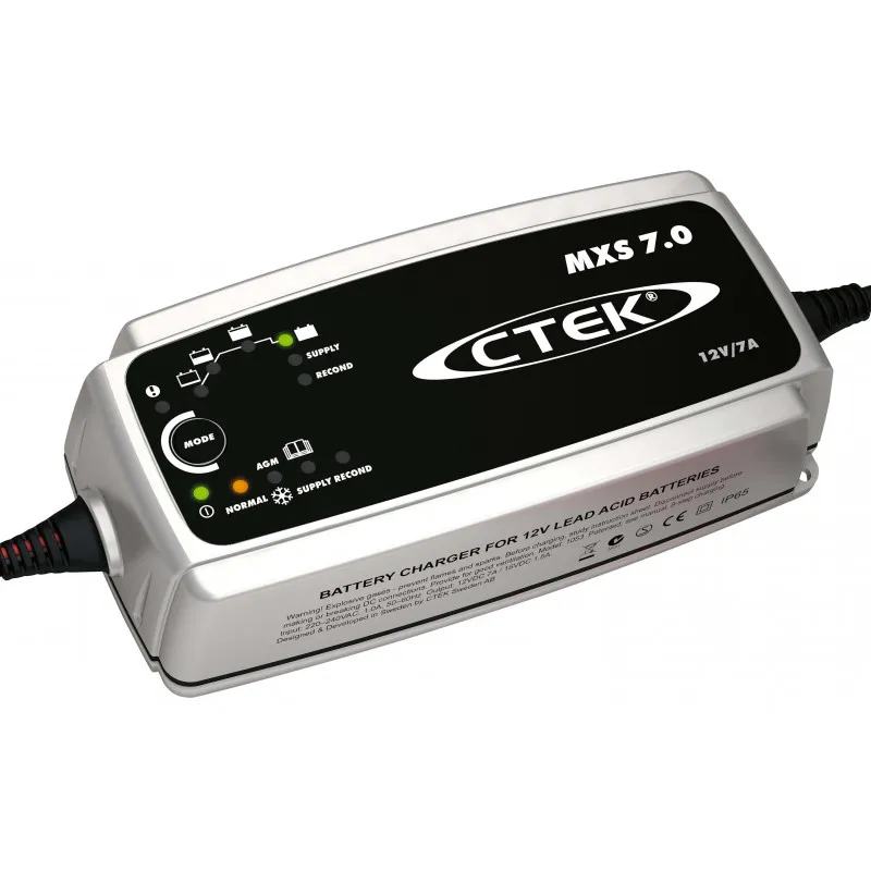 Batteriladdare Mxs 7.0 12 volt Ctek Extra rabatt