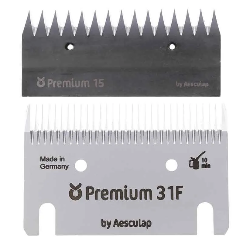 Aesculap Premium skär 31F/15 u/ö Häst till klippmaskin risnedsättning