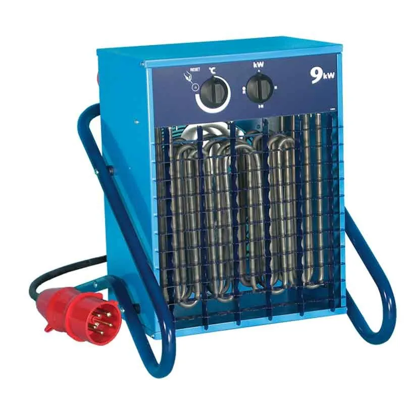 Värmefläkt 9 kW VF 9T med sladd och stickpropp + timer El-Björn Lågt pris