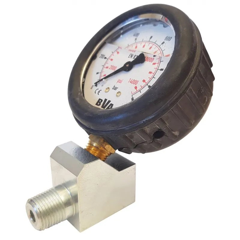 Beställ idag Manometer Med Hållare BVA Hydraulics