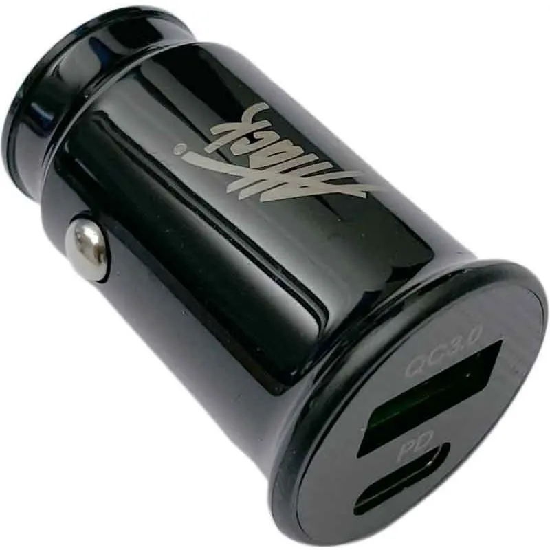 USB-A och USB-C laddare 12V Nedsatt pris