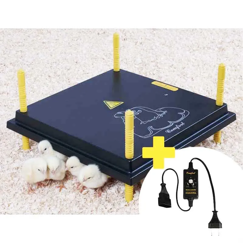 Värmetak 40x40 cm till kycklingar med reglering av värmen Billig