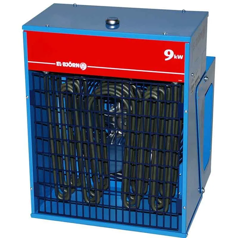Köp online Värmefläkt 9 kW VFBR9F2 Brandfarliga utrymmen Fast Installation Byggfläkt El-Björn