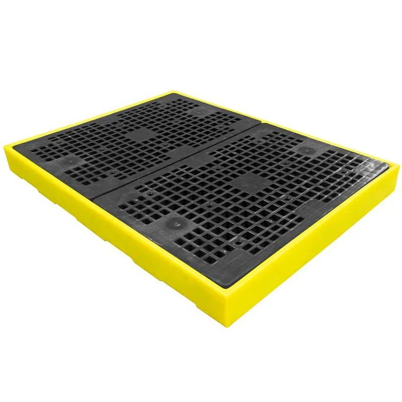 Kampanj Fatstation för 4 fat, polyetylen