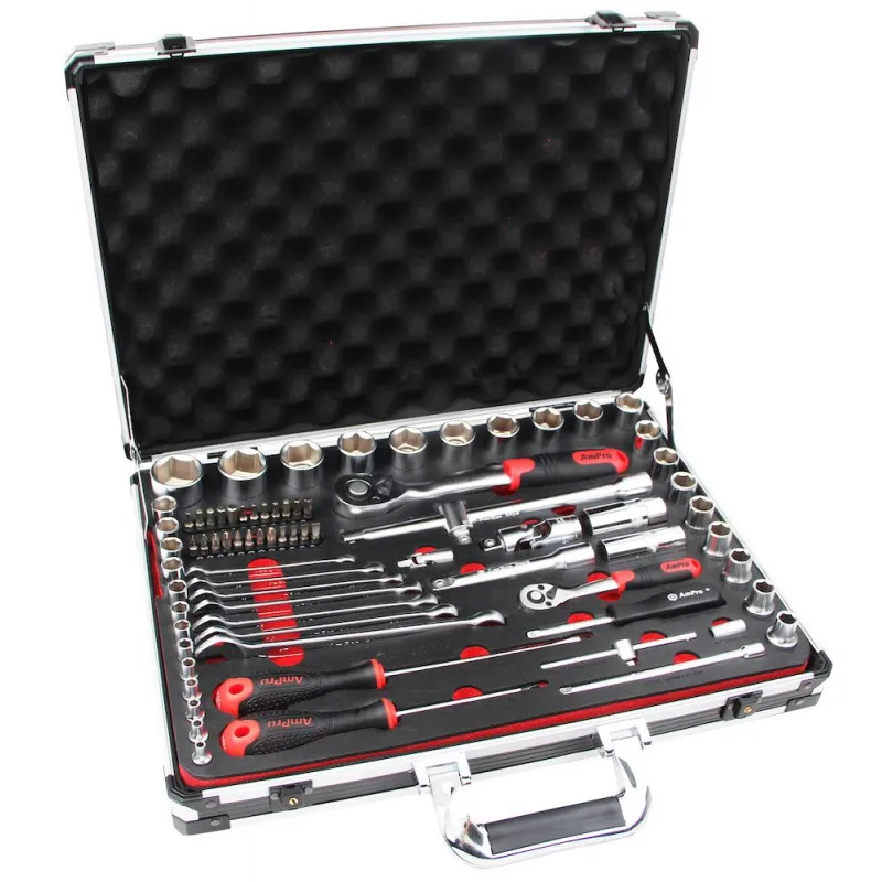 Hylsnyckelsats 77 d 1/4" & 1/2" Ampro Beställ nu