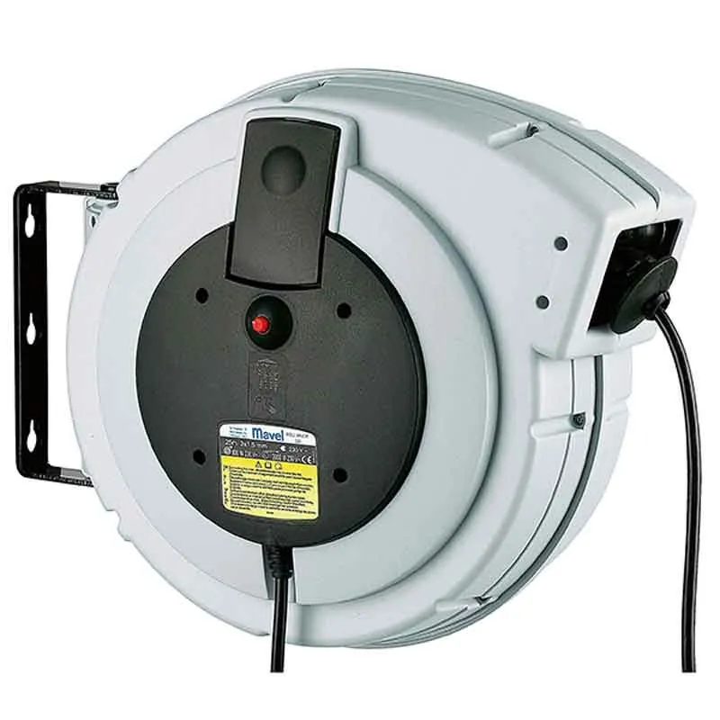 Erbjudandepris Elkabelvinda 400 V 25m 5x2,5 mm 2800/5000 W gummikabel