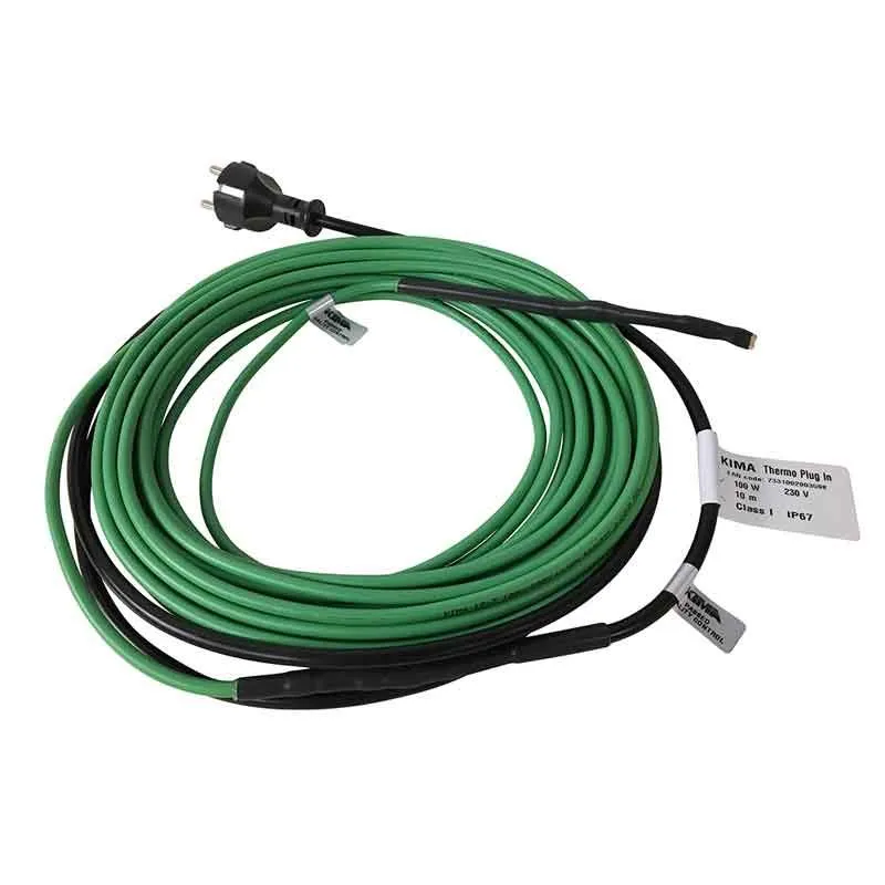 Kima Värmekabel Plug In med termostat och stickkontakt 22 m Sista chansen