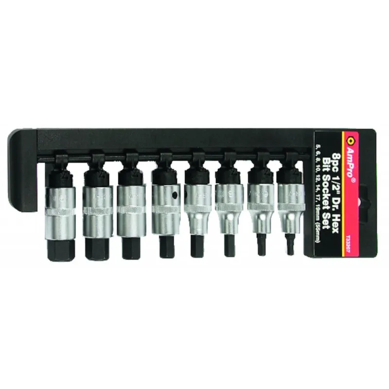 Insexshylssats 1/2" 8 del Ampro Sänkt pris
