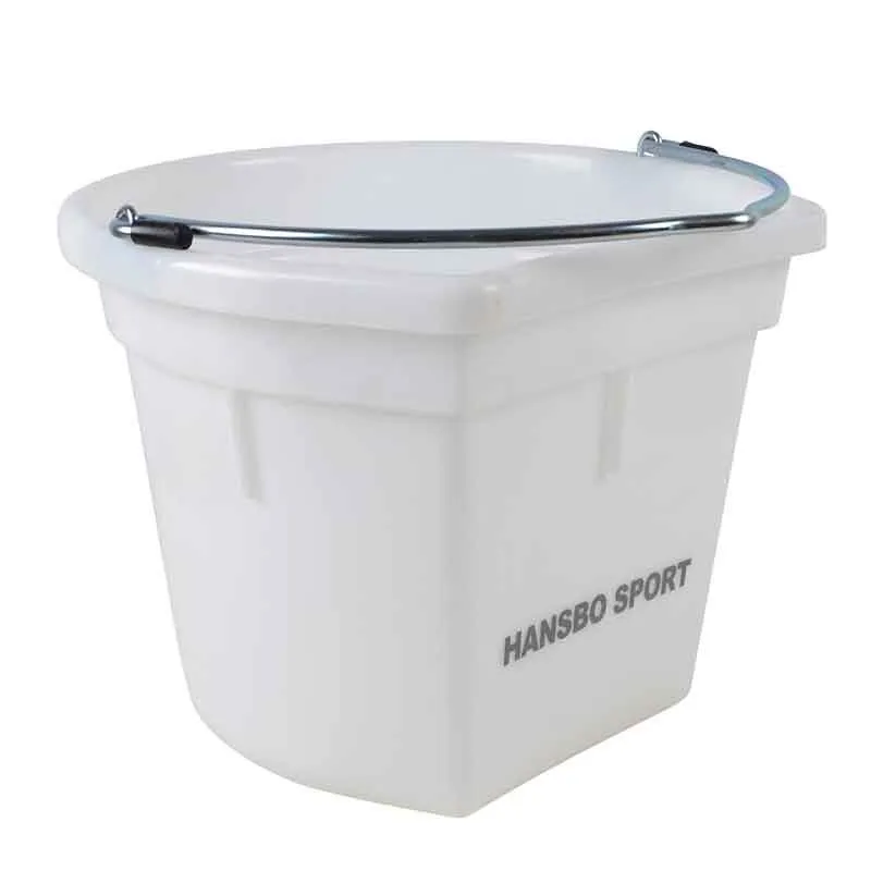 Begränsad tid Hink flat sida 20 l vit Hansbo Sport