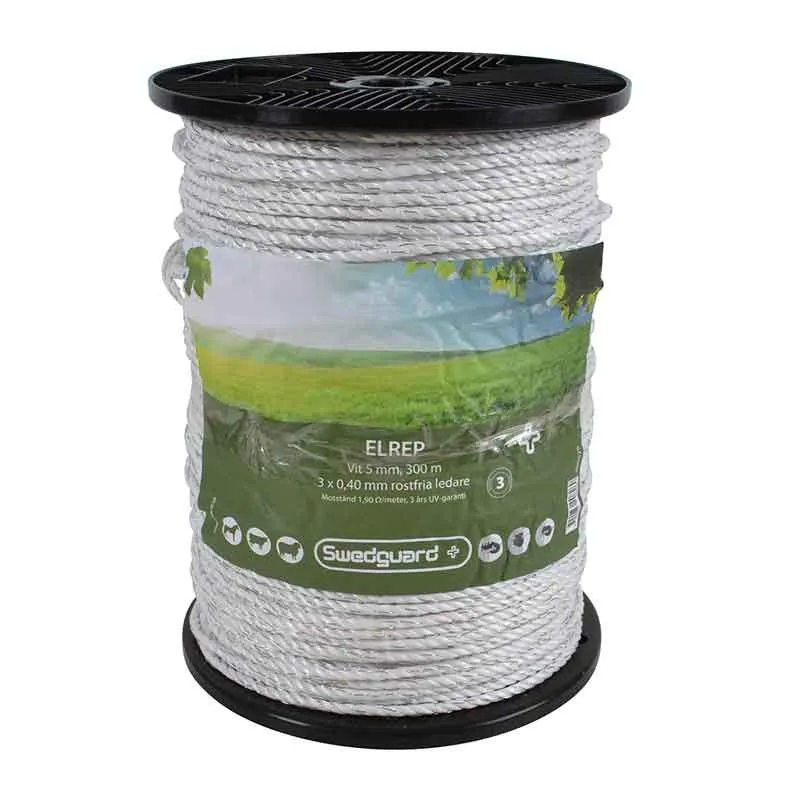 Expressleverans Elrep + 5 mm vit 300 m 3x0,4 spole