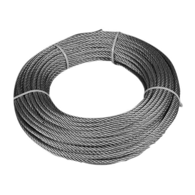 Utförsäljning Wirelina galvad 8 mm, 222 trådar, 50 m stålwire per rulle
