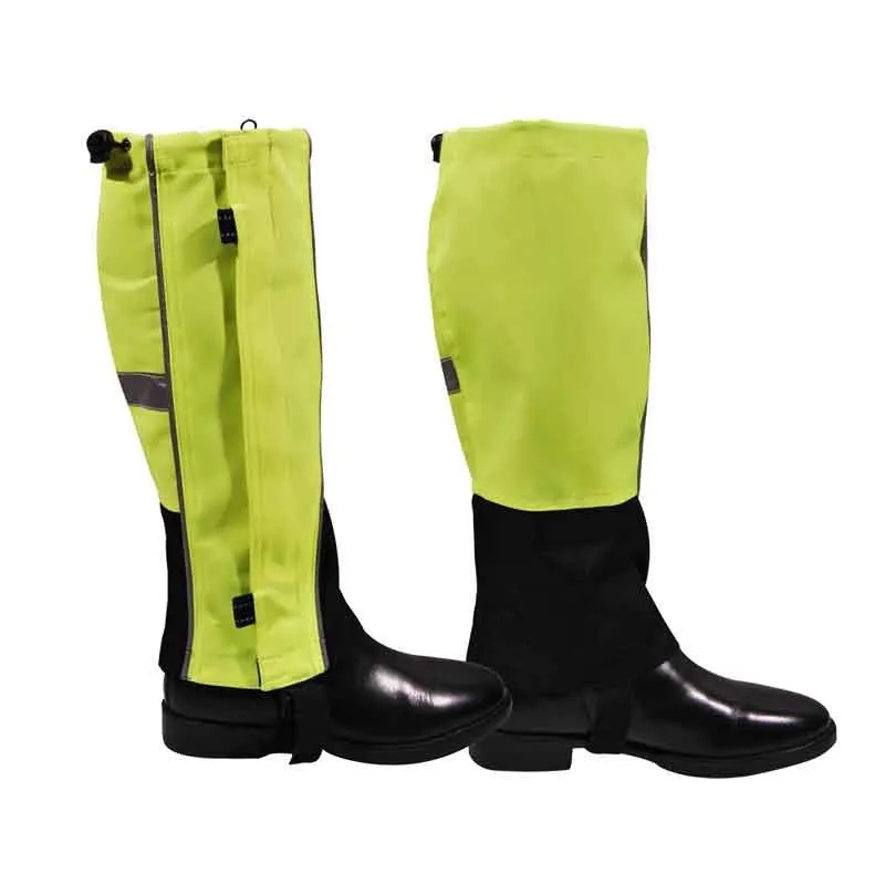 Shortchaps i polyester Reflex L neon Begränsat antal